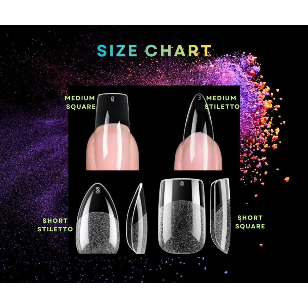 Graffiti Nails Colorful Handmade Gel Nails Press On Set Brand New - Picture 9 of 11